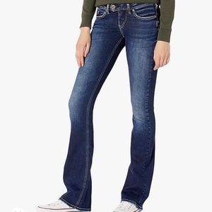 Silver Jeans Tuesday Low-Rise Bootcut Jeans